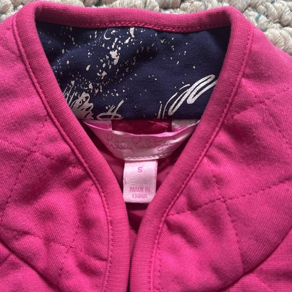Lilly Pulitzer Pink Quilted Jacket - Picture 2 of 5